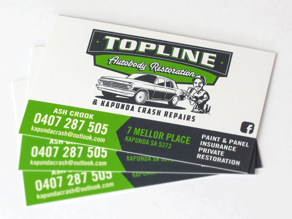 topline kapunda crash repairs businesscards